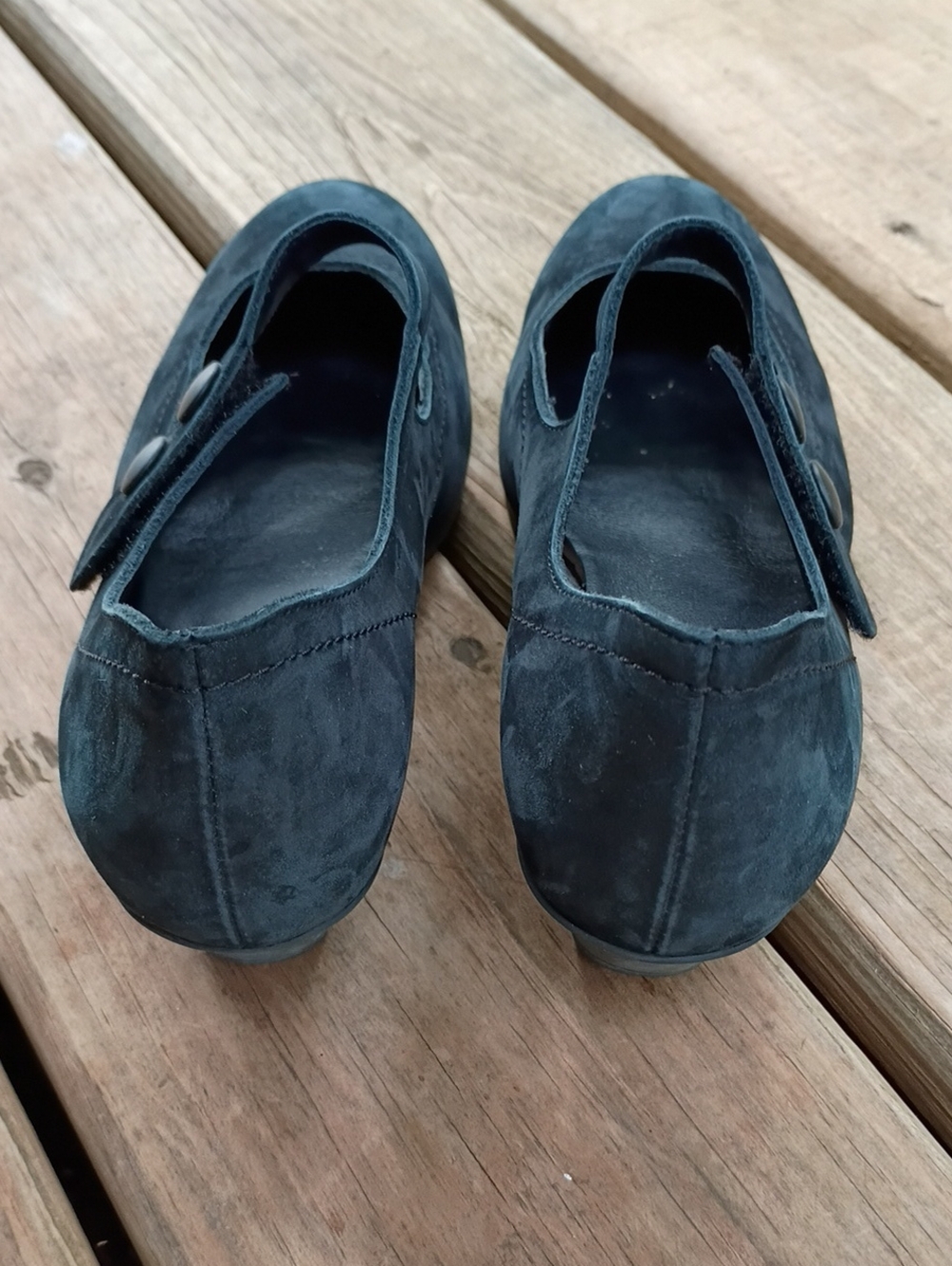 Arche Black Suede Mary Janes US 7.5 EU 38.5 - Picture 9 of 12